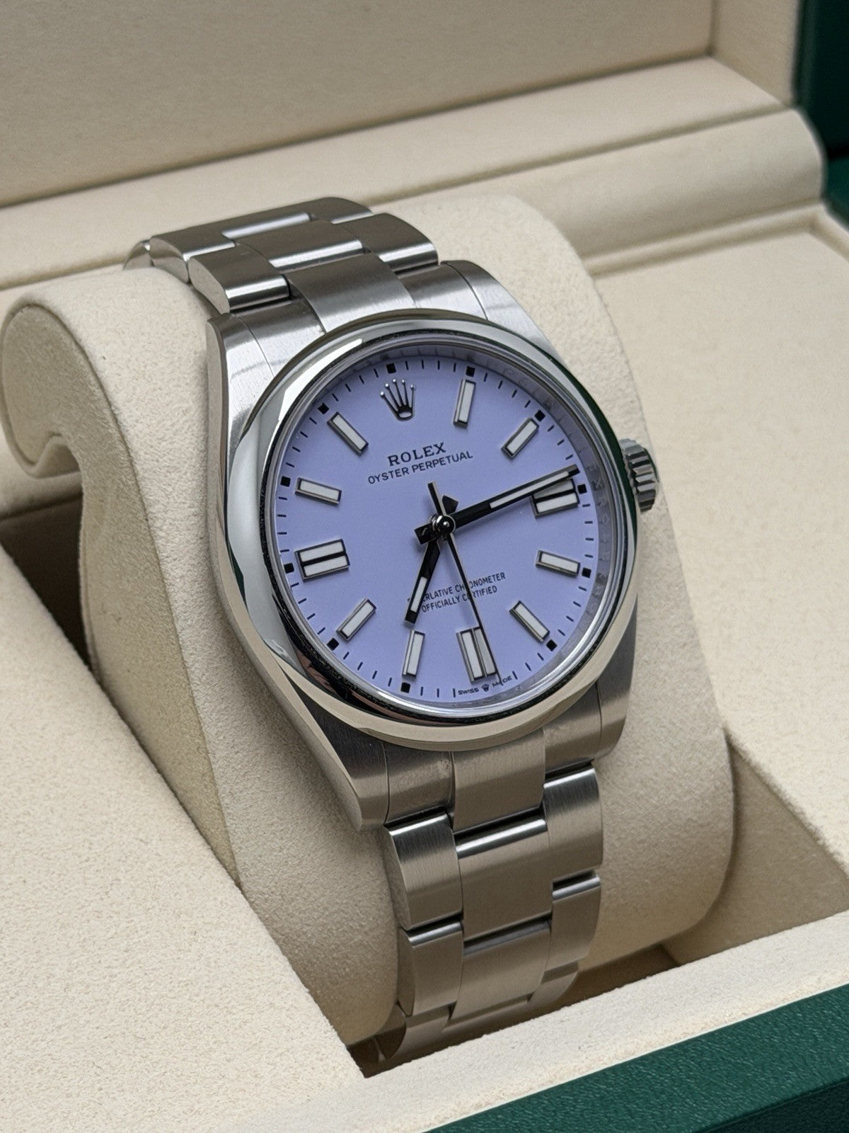 Rolex Oyster Perpetual 41mm - 134200 Lavender - 2025 Full Set - £7995 Collection2
