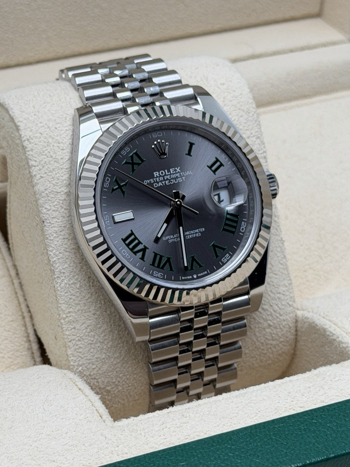 Rolex Datejust 41mm - 126334 Wimbledon - 2024 Full Set - £11,500 On Collection2