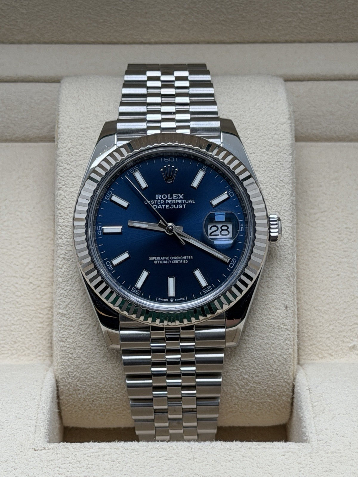 Rolex Datejust 41 - 126334 Blue Batton - 2023 Full Set - £10,995 Collection0