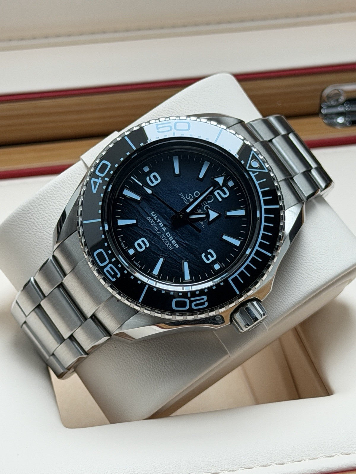 Omega Seamaster Planet Ocean 6000M Ultra Deep Auto 45mm Blue 215.30.46.21.03.0021