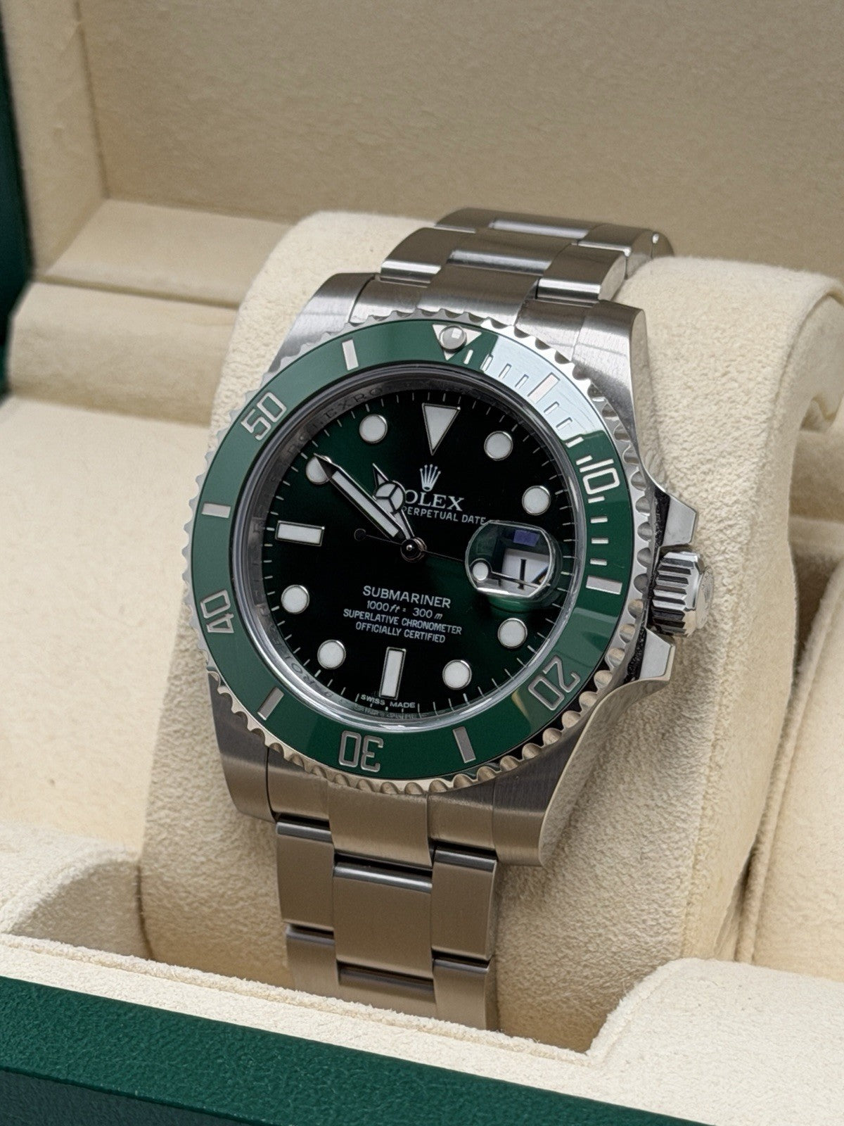 Rolex Submariner - 116610LV ‘Hulk’ - 2015 Full Set - Unworn - £14,750 Collection1