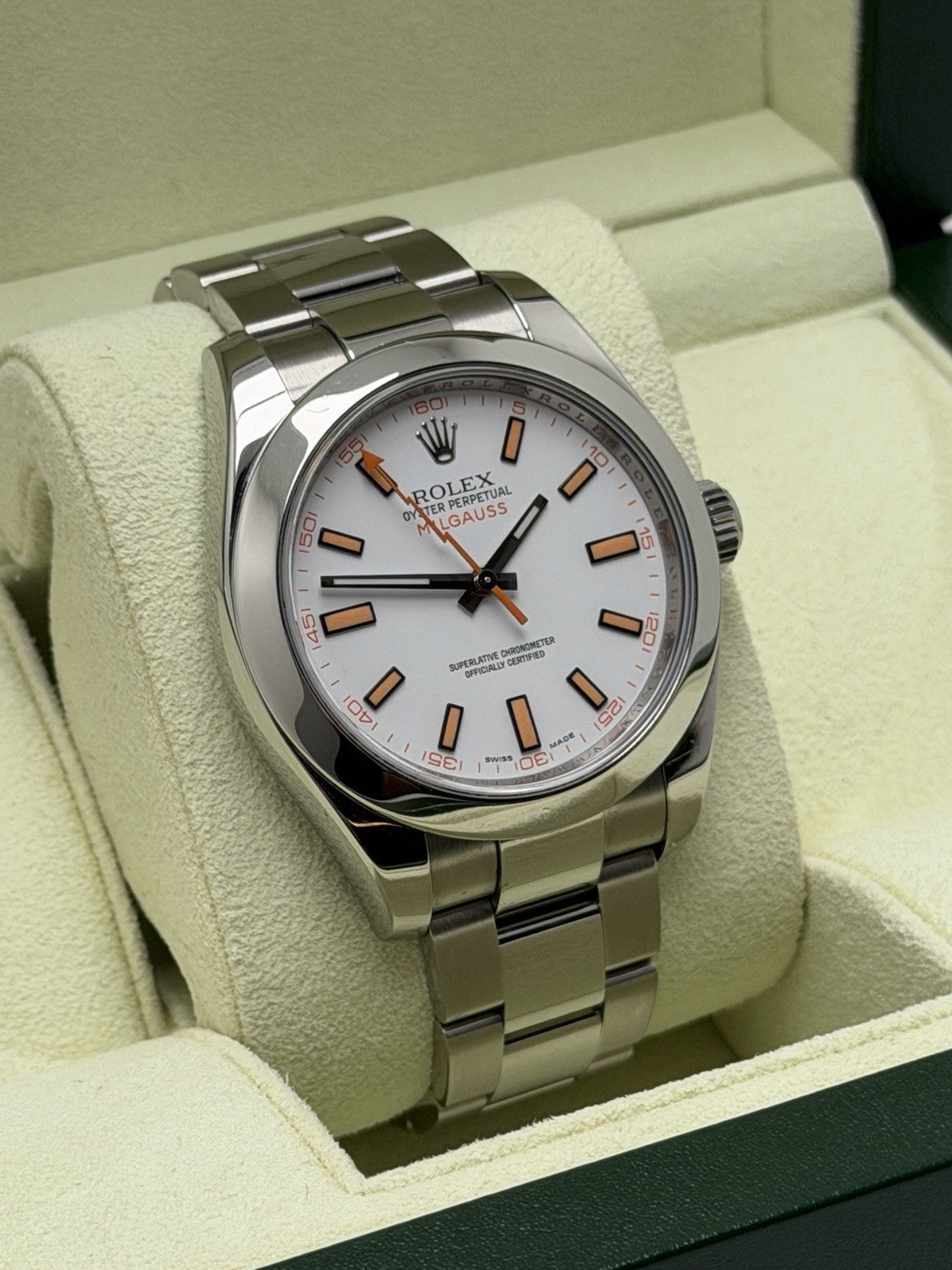 Rolex Milgauss - 116400 White Dial - Box & Accessories - £6,750 On Collection2