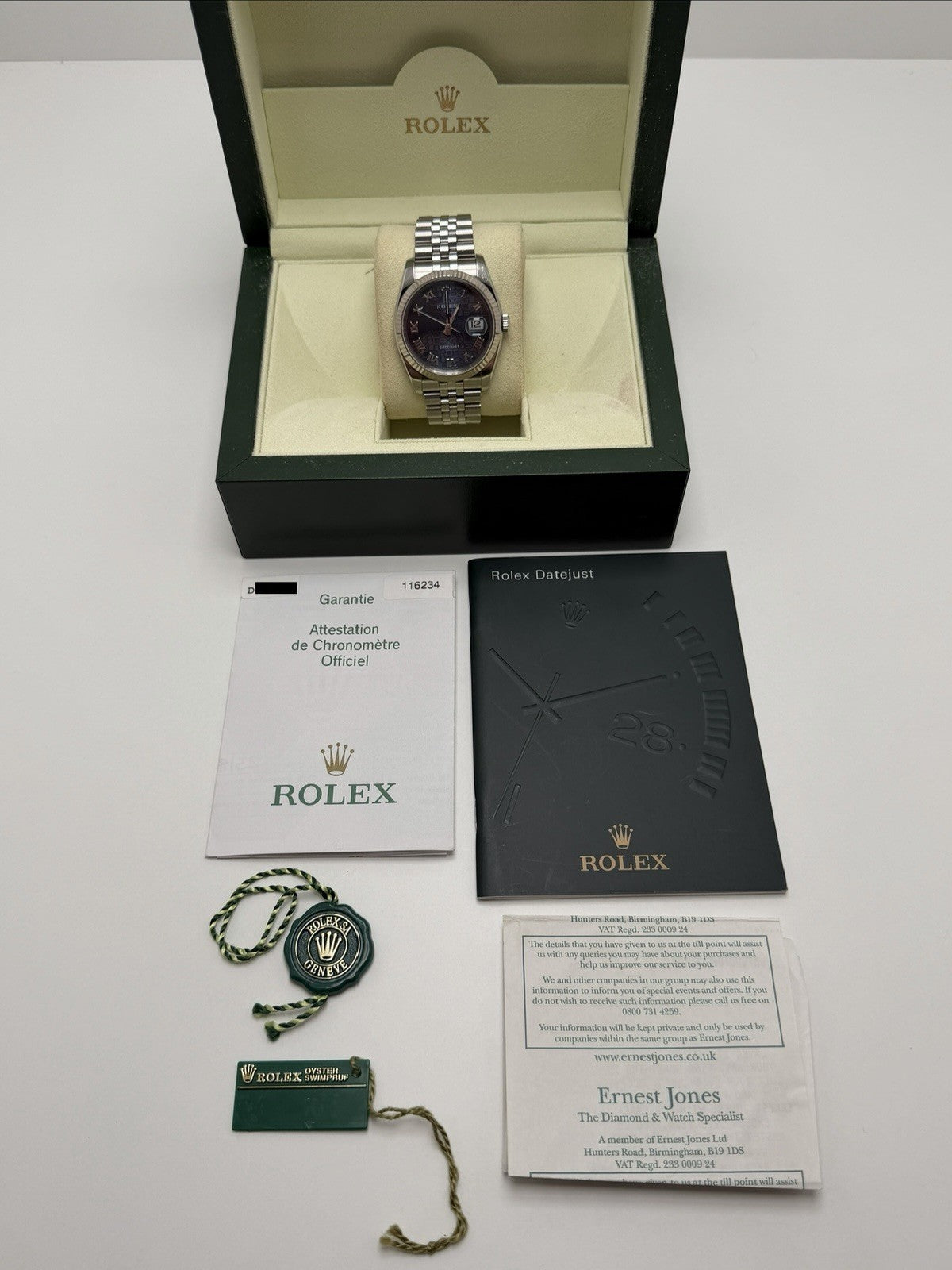 Rolex Datejust 36mm - 116234 Blue Jubilee Dial - Box & Papers - £6,995 Collect7