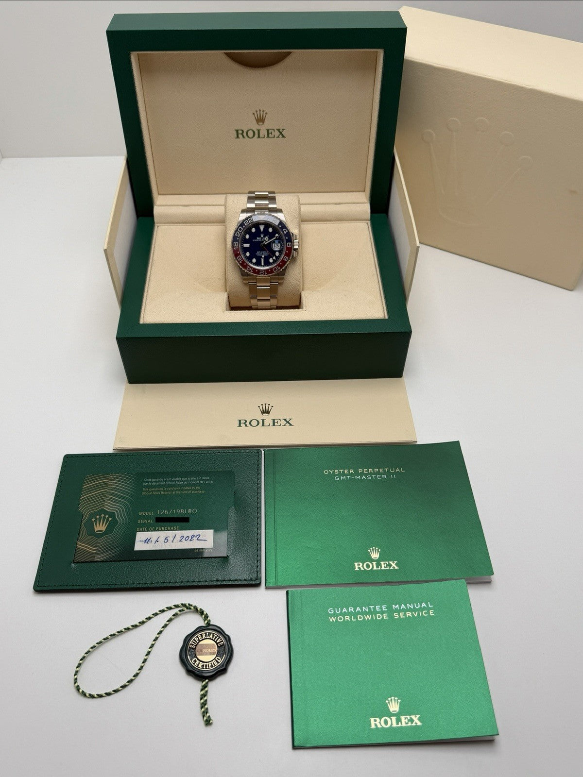 Rolex GMT-Master II ‘Pepsi’- 126719BLRO - 2022 Full Set - £32,000 On Collection8