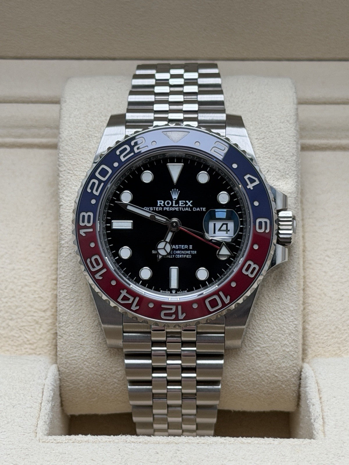Rolex GMT Master II "Pepsi" – 126710BLRO – 2022 Full Set - £17,995 On Collection1