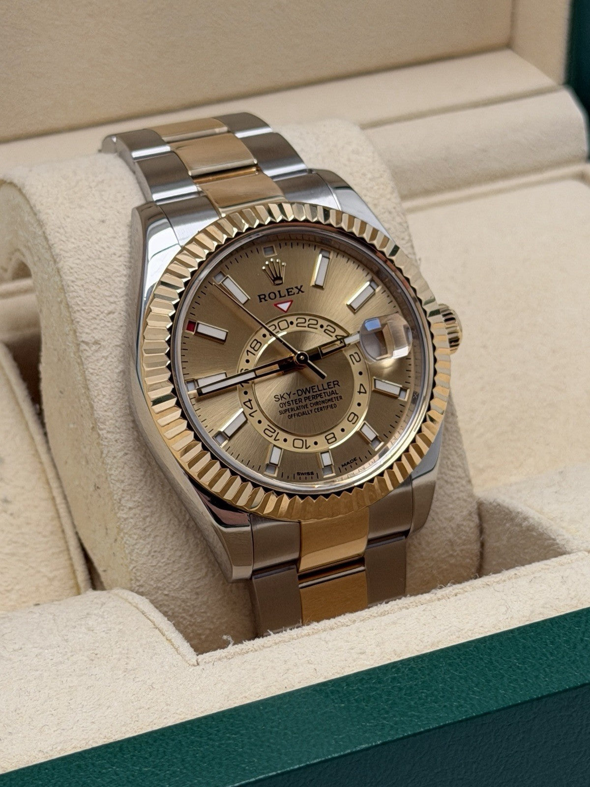 Rolex Sky-Dweller - 326933 Champagne Dial - 2019 Box & Papers - £13,500 Collect2