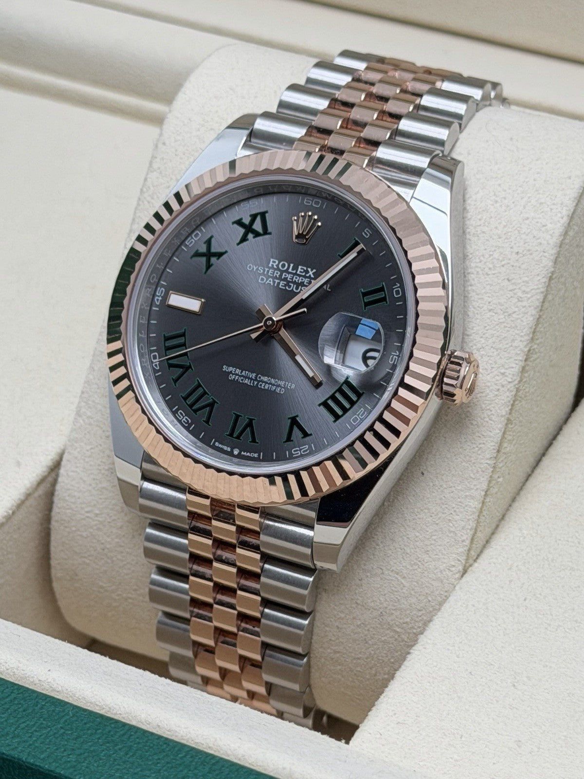 Rolex Datejust 41 - 126331 Wimbledon - 2026 Full Set - £15,250 On Collection1