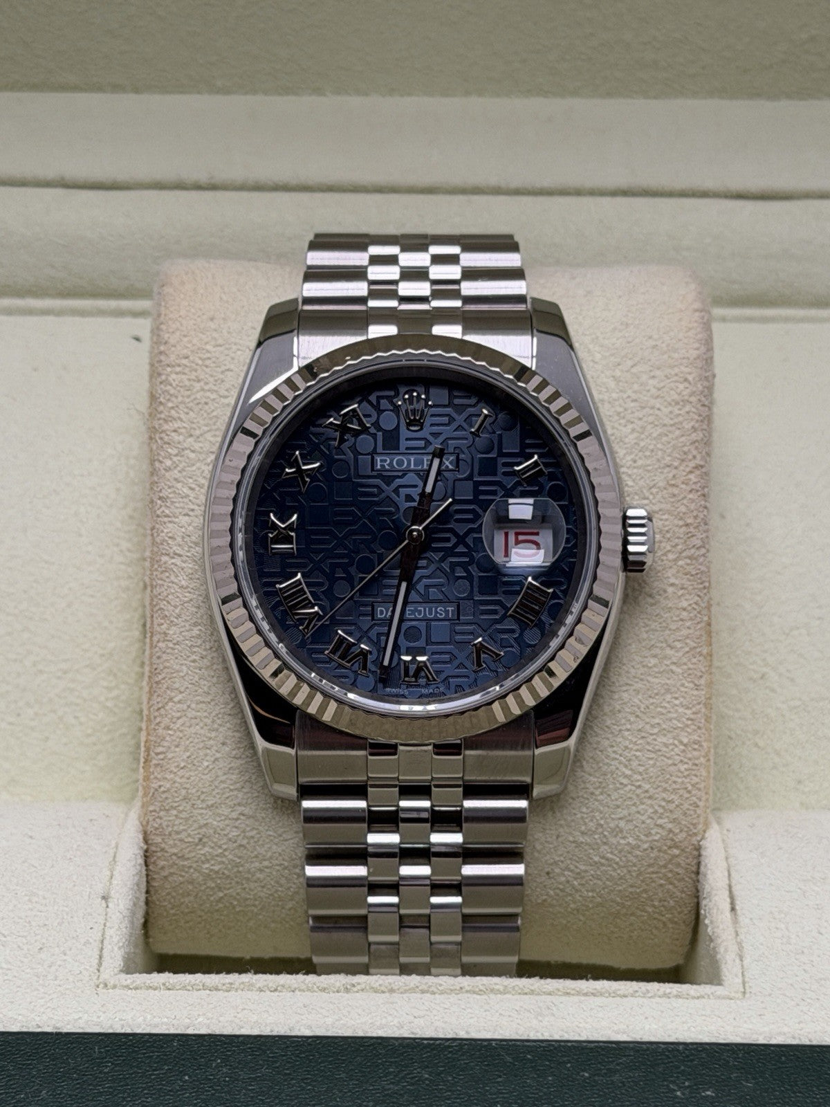 Rolex Datejust 36mm - 116234 Blue Jubilee Dial - Box & Papers - £6,995 Collect0