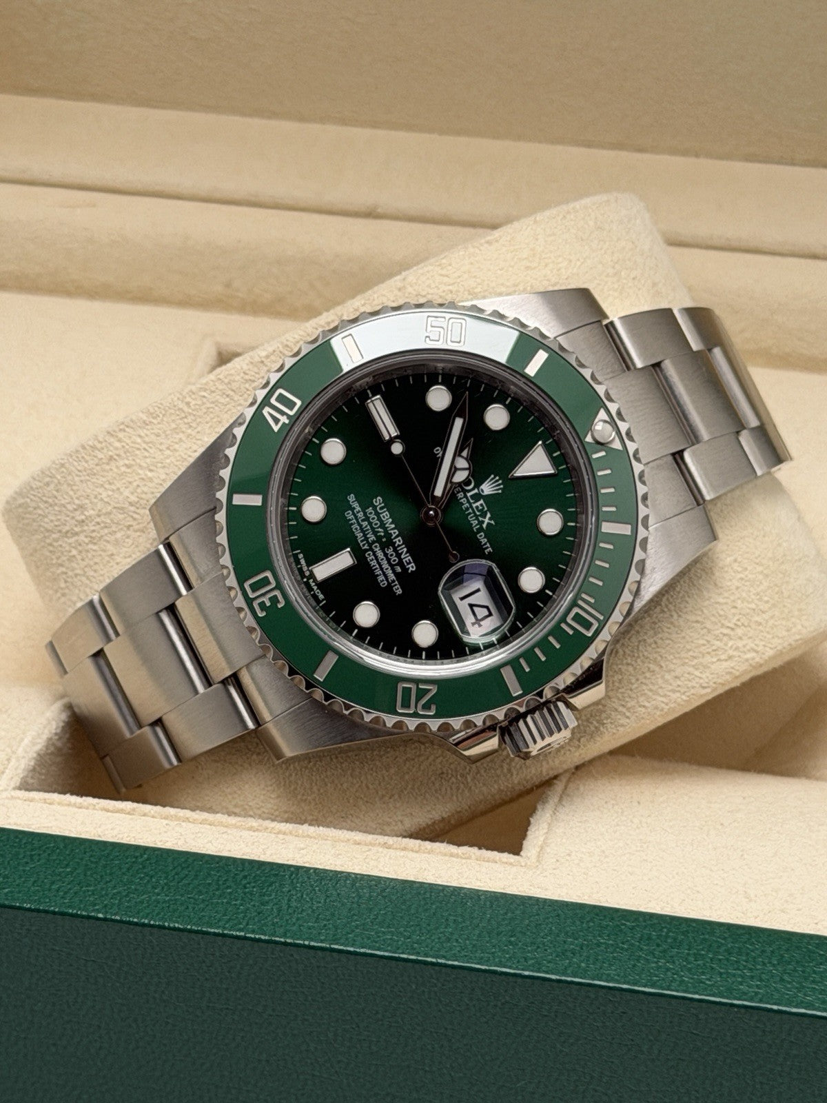 Rolex Submariner - 116610LV ‘Hulk’ - 2015 Full Set - Unworn - £14,750 Collection3