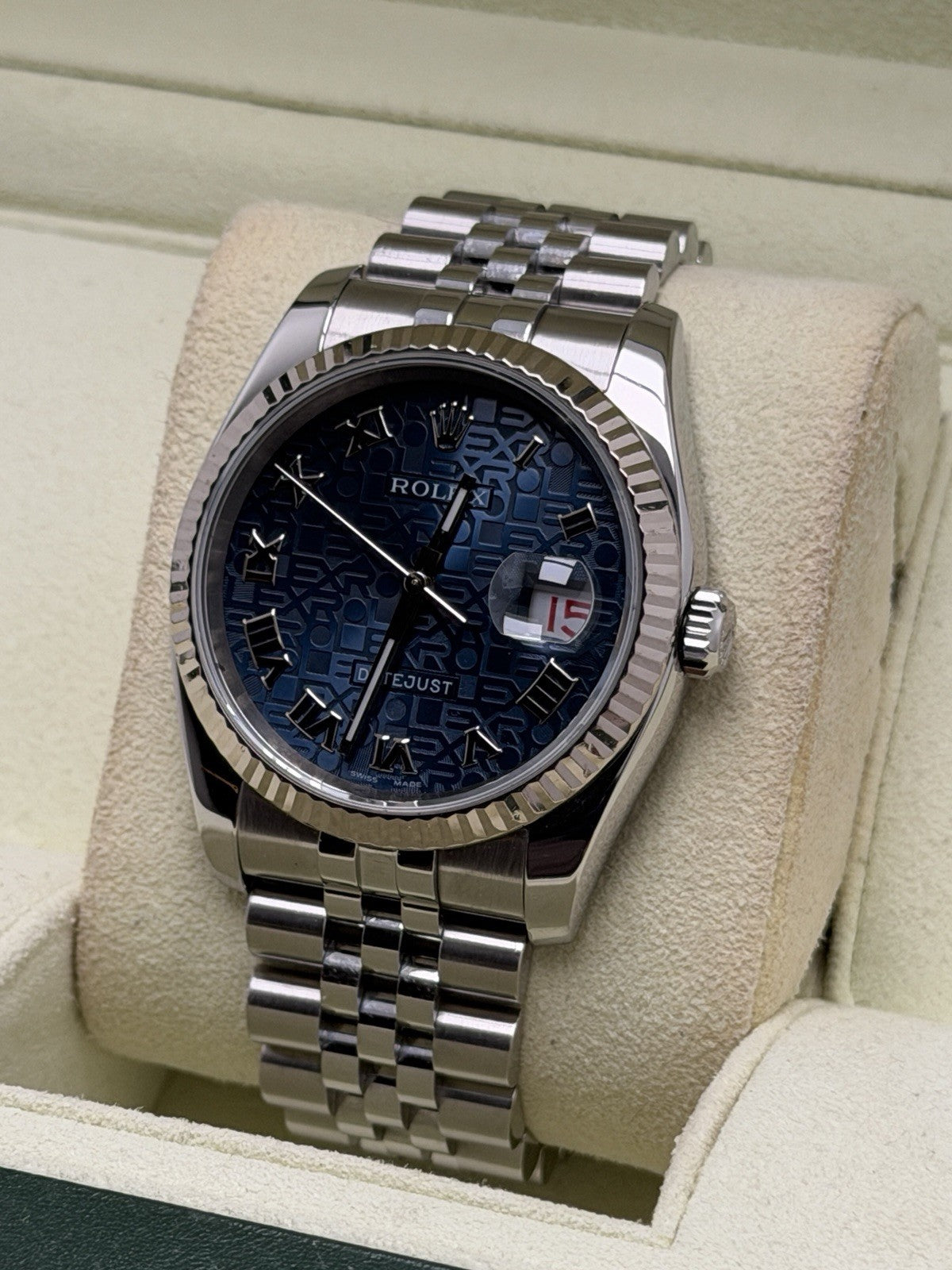 Rolex Datejust 36mm - 116234 Blue Jubilee Dial - Box & Papers - £6,995 Collect0