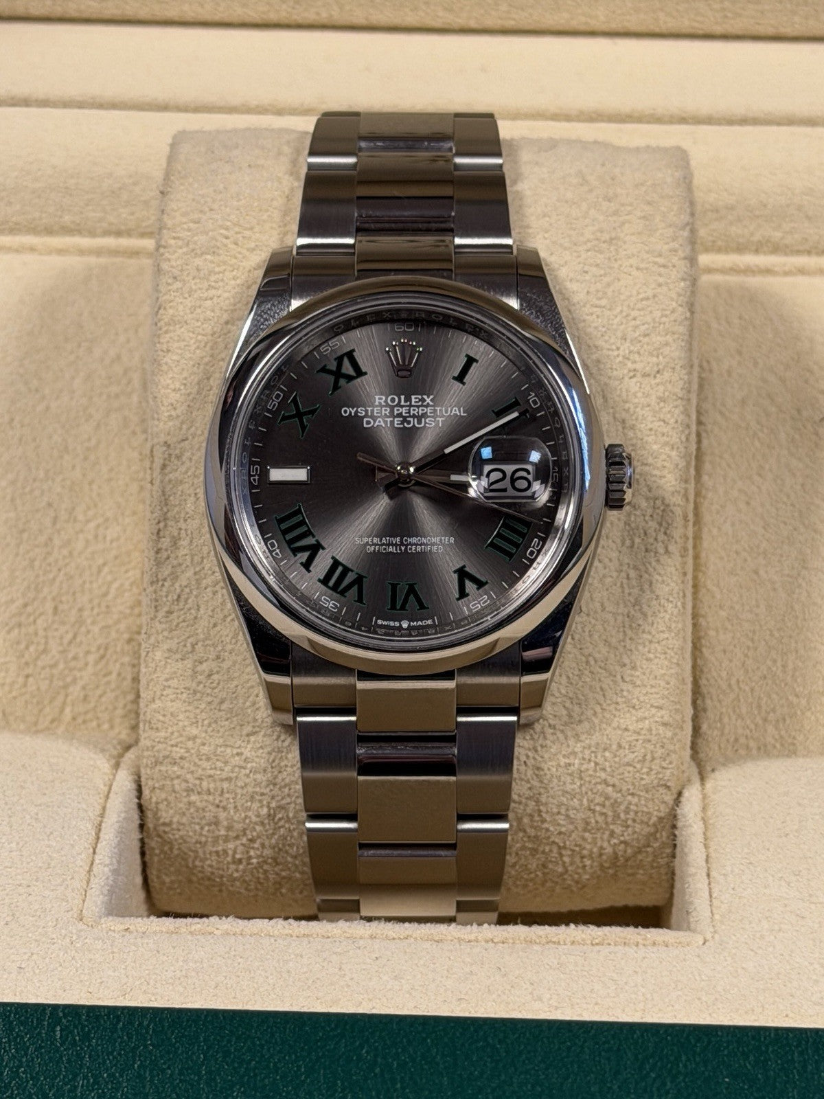 Rolex Datejust 36 - 126200 Wimbledon - 2022 Full Set - £6,500 On Collection0