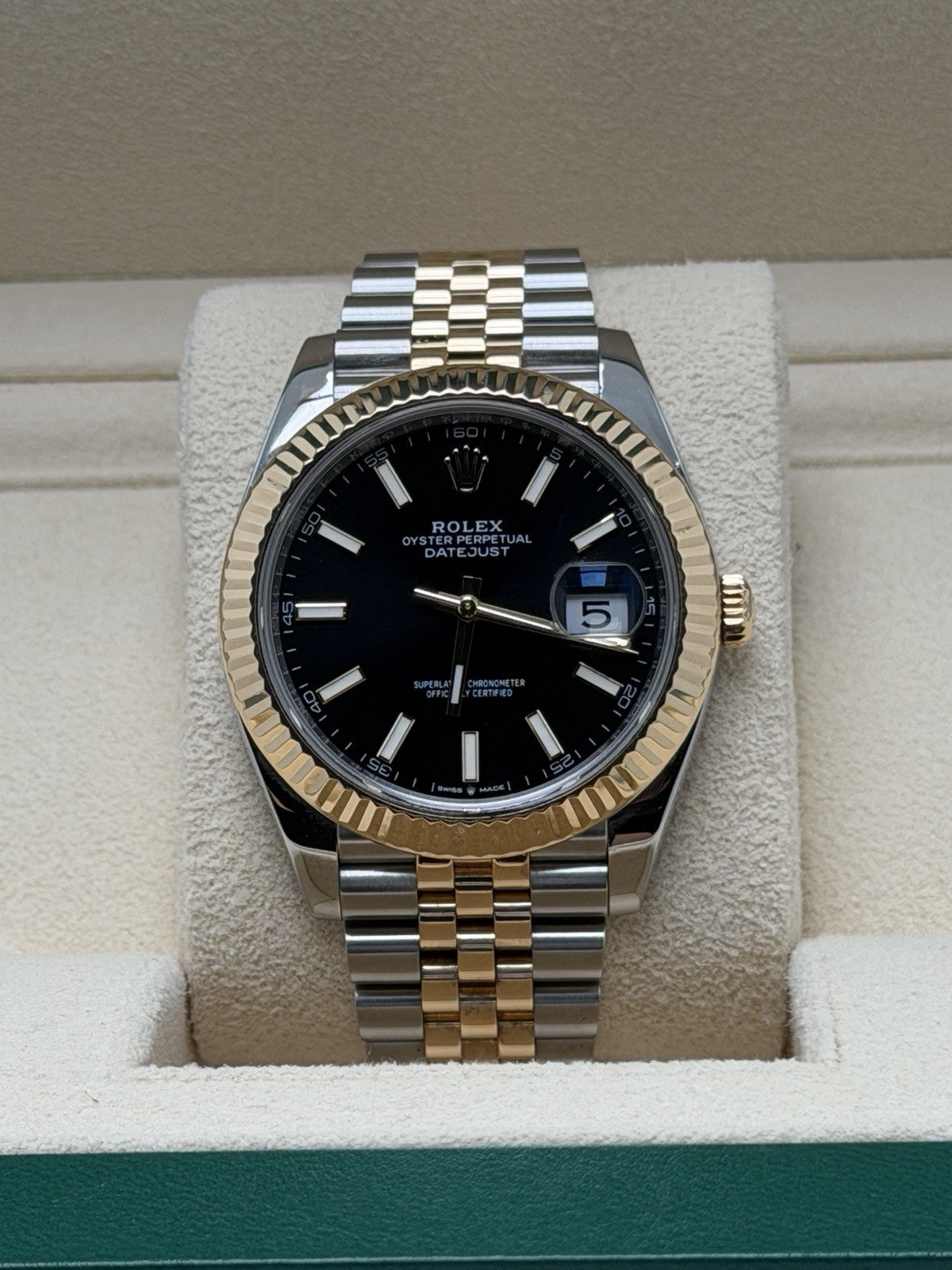 Rolex Datejust 41 - 126333 Black Dial - 2022 Full Set - £11,500 On Collection0