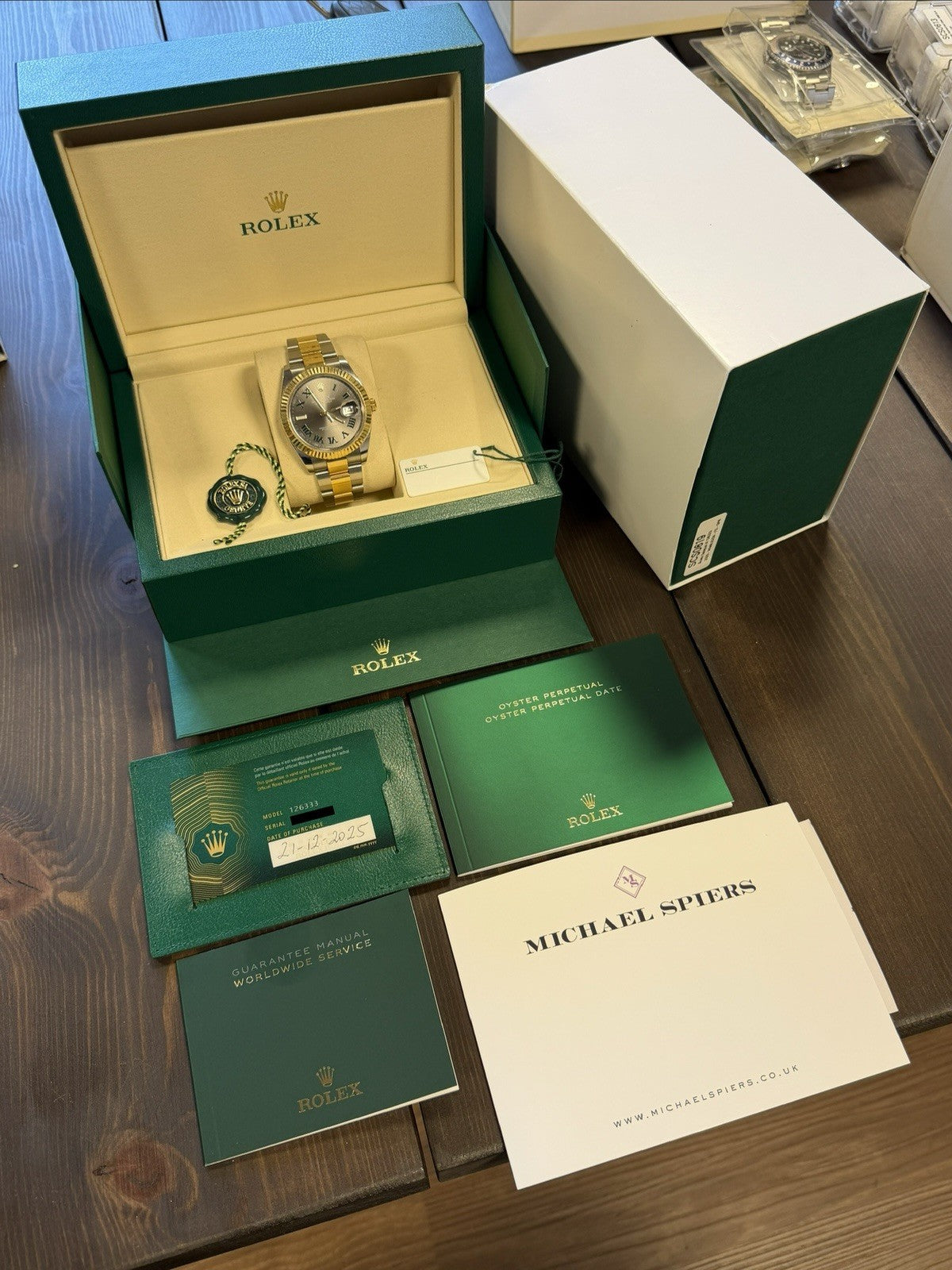 Rolex Datejust 41mm - 126333 Wimbledon - 2025 Full Set - £10,995 On Collection1