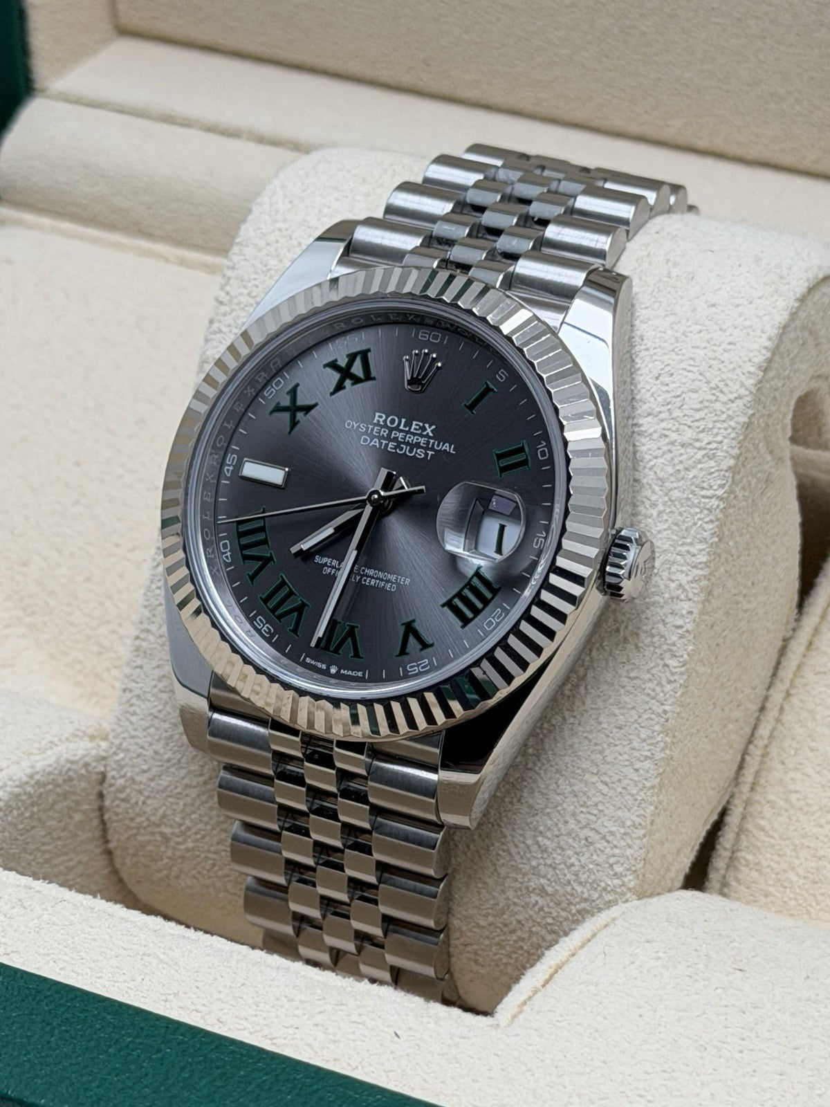 Rolex Datejust 41mm - 126334 Wimbledon - 2024 Full Set - £11,500 On Collection1