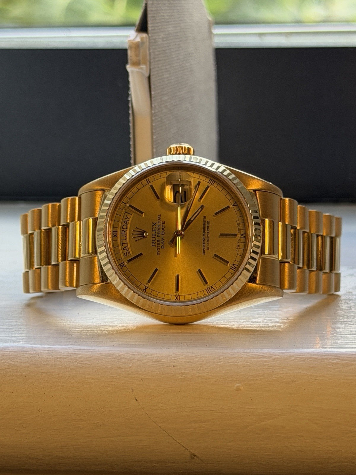 Rolex Day Date 36 - 18038 - Year 1987 - Boxed - £12,750 On Collection3