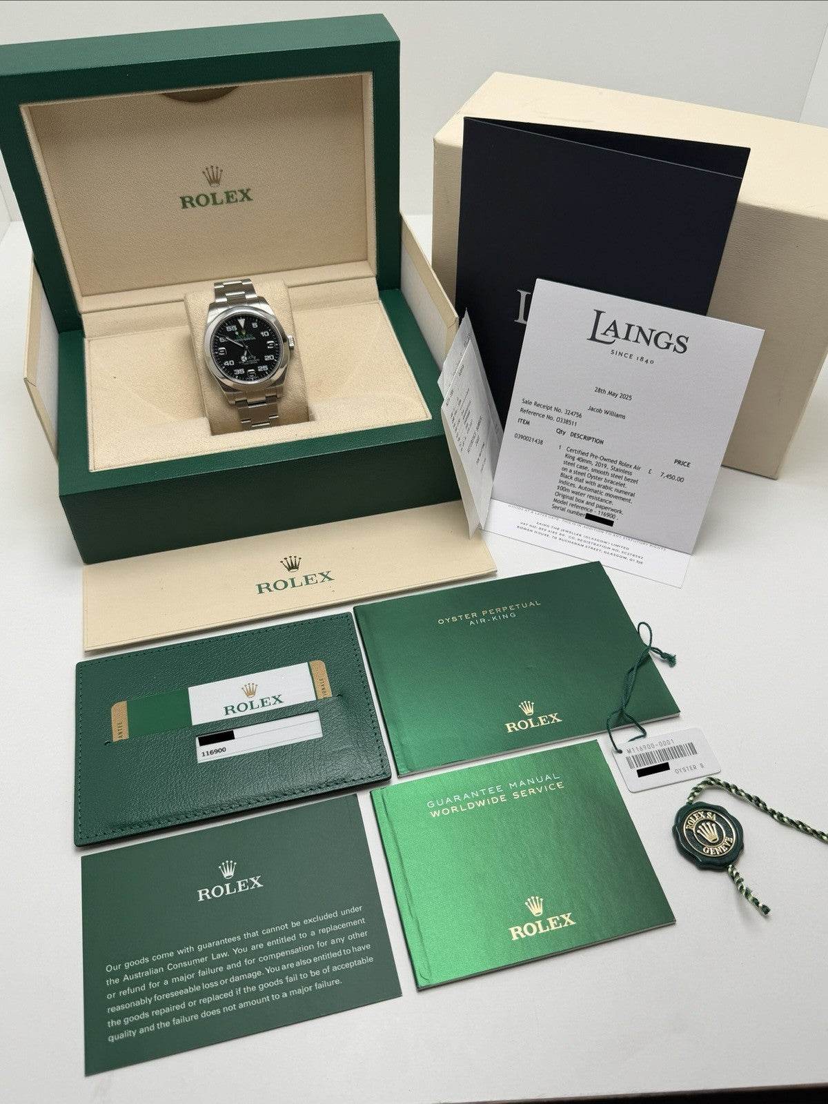 Rolex Air-King -  116900 - 2019 - Full Complete Set - £5,500 On Collection9
