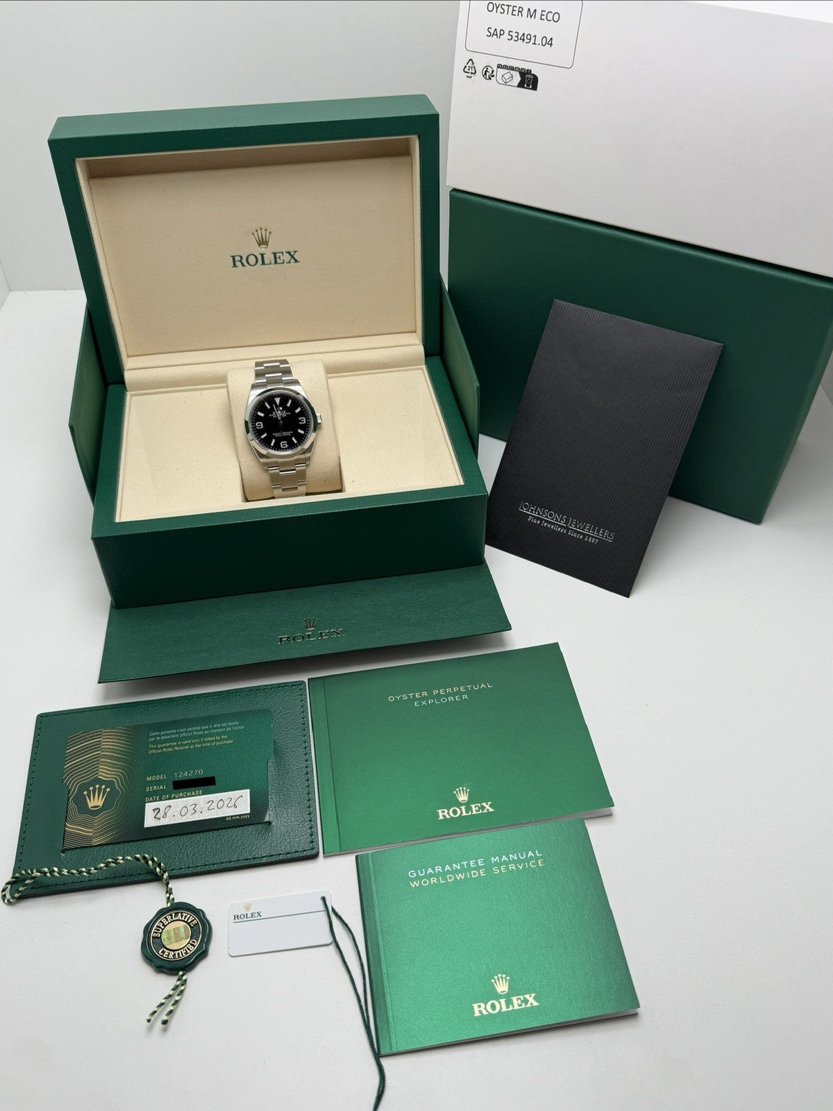 Rolex Explorer I - 124270 - 2026 Full Set - £6,500 Collection7