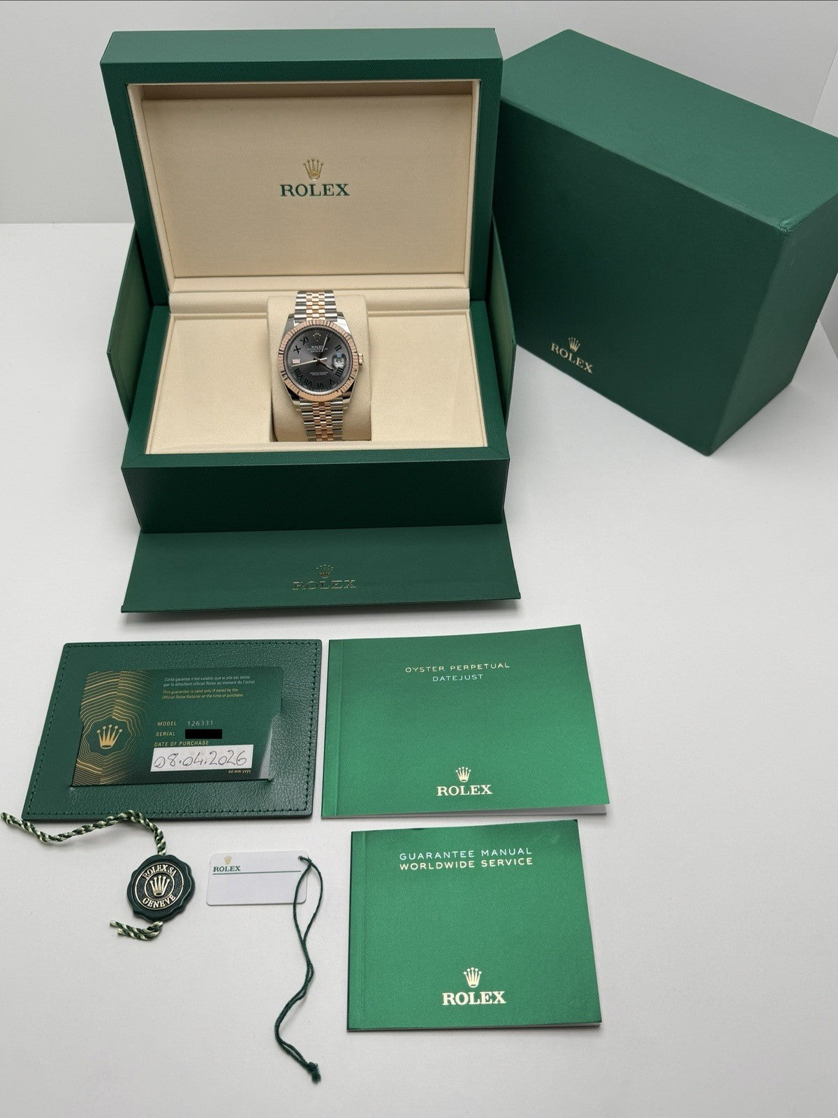 Rolex Datejust 41 - 126331 Wimbledon - 2026 Full Set - £15,250 On Collection6