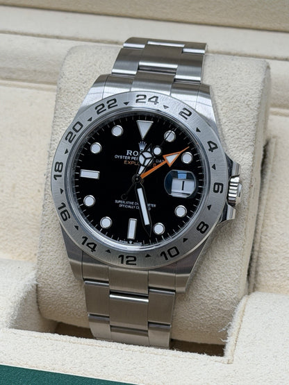 Rolex Explorer II - 226570 Black Dial - 2023 Full Set - £7750 On Collect0