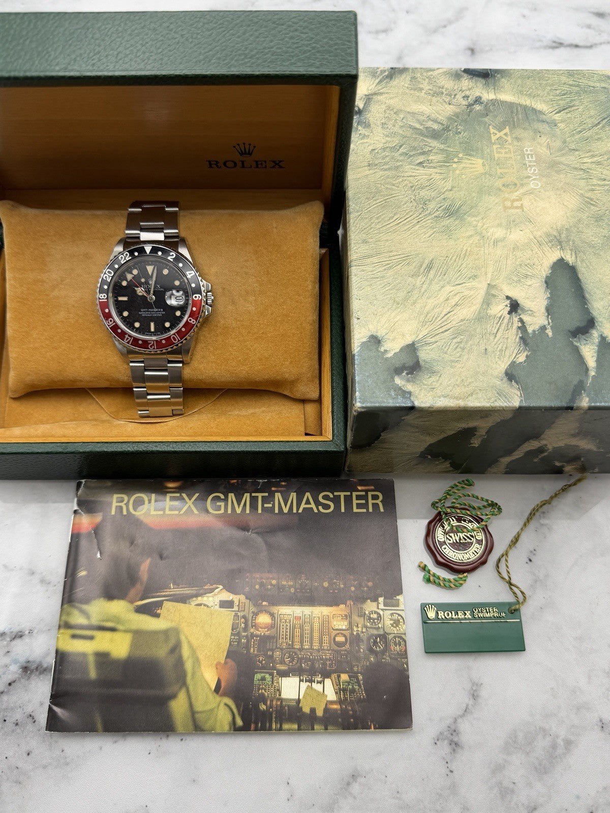 Rolex GMT-Master II - 16760 - 'FAT LADY' - 1985 Box/Accessories - £9750 Collect5