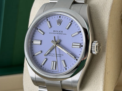 Rolex Oyster Perpetual 41mm - 134200 Lavender - 2025 Full Set - £8500 Collection3