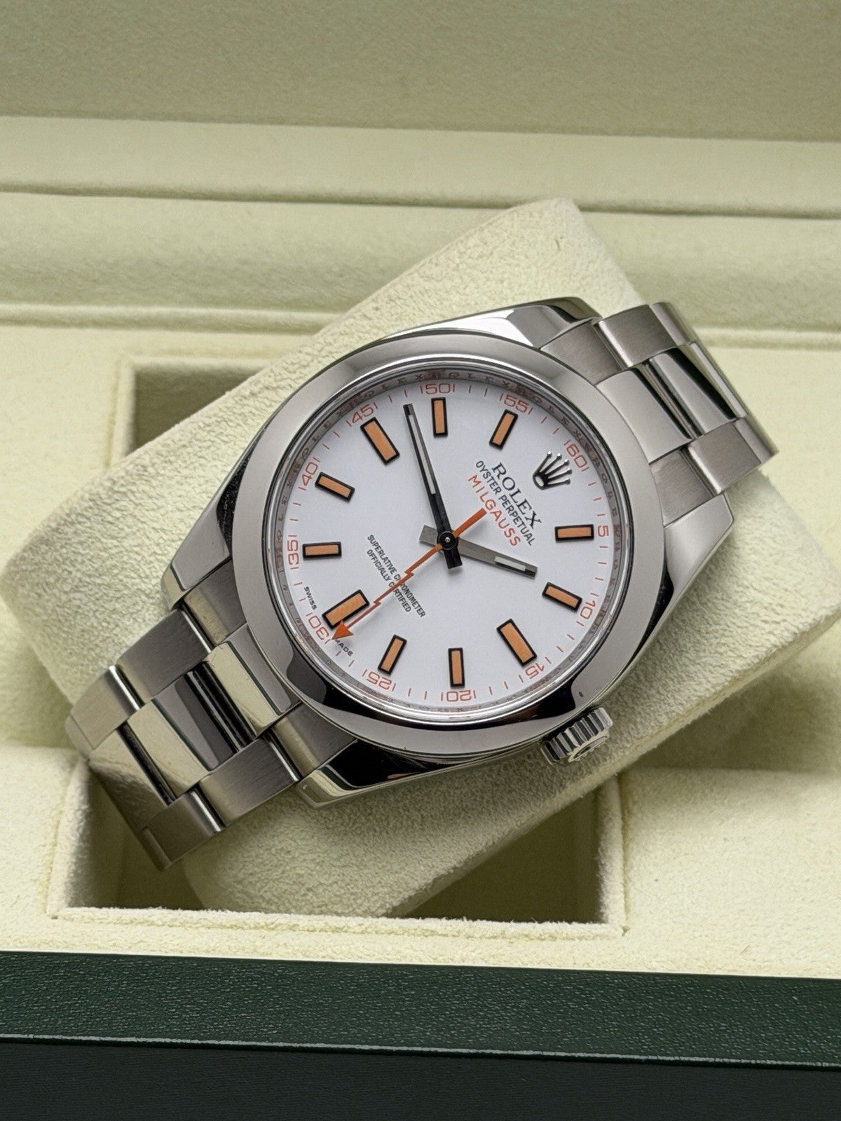Rolex Milgauss - 116400 White Dial - Box & Accessories - £6,750 On Collection3