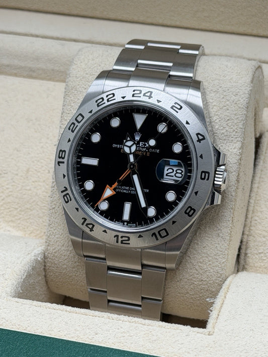 Rolex Explorer II - 226570 Black Dial - 2023 Full Set - £7995 On Collect0