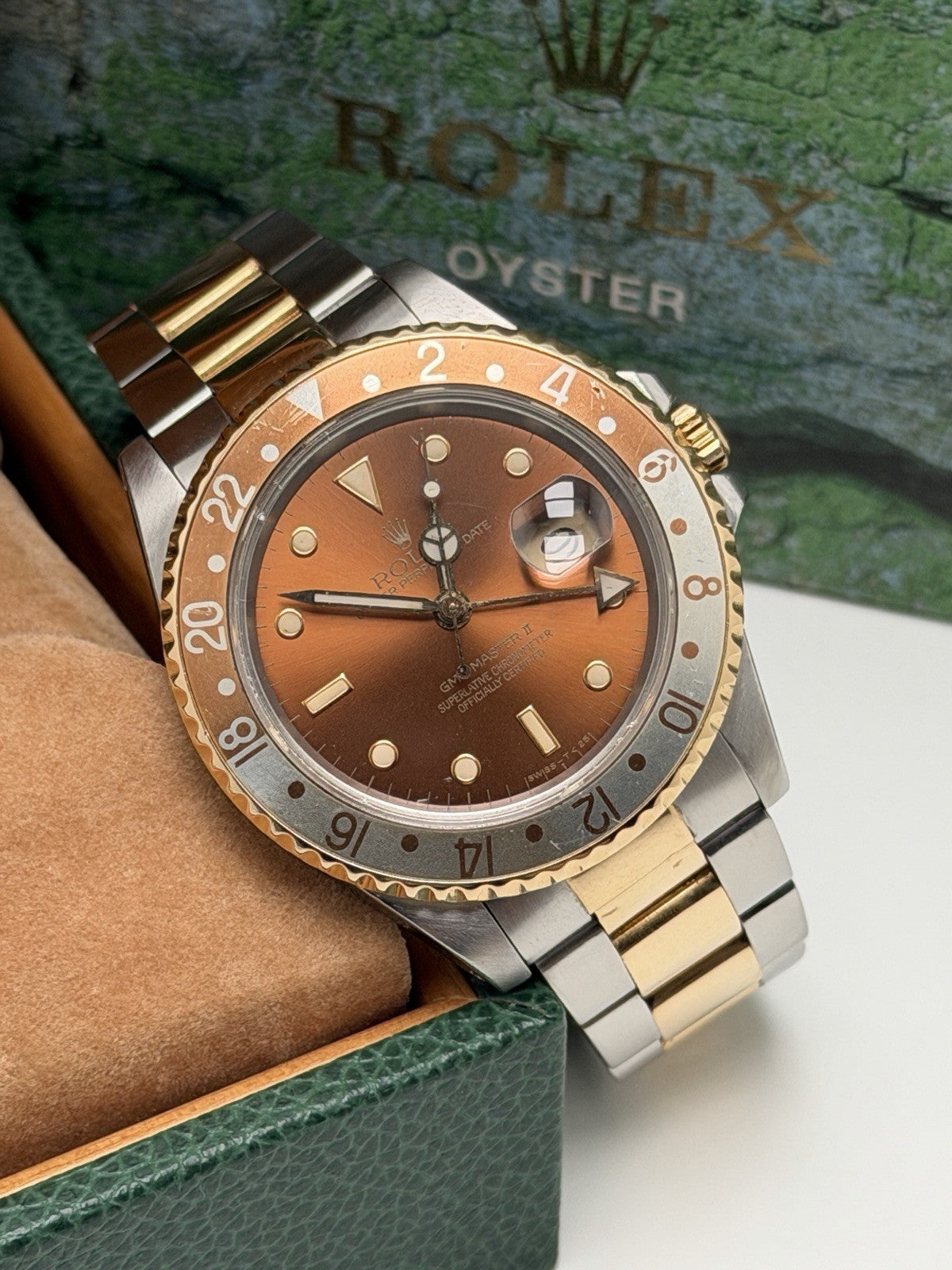 Rolex GMT-Master II - 16713 'Rootbeer' - 1989 - Boxed - £8,995 On Collection0