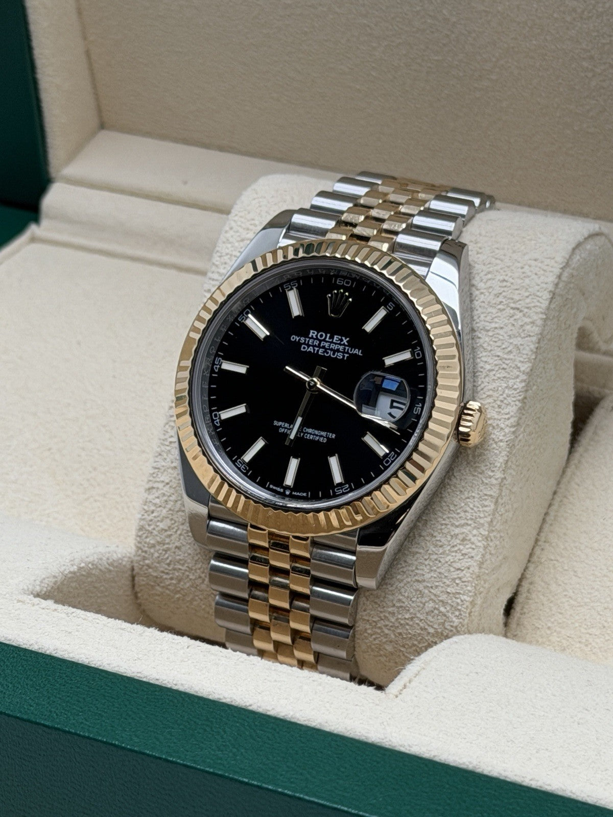 Rolex Datejust 41 - 126333 Black Dial - 2022 Full Set - £11,500 On Collection1