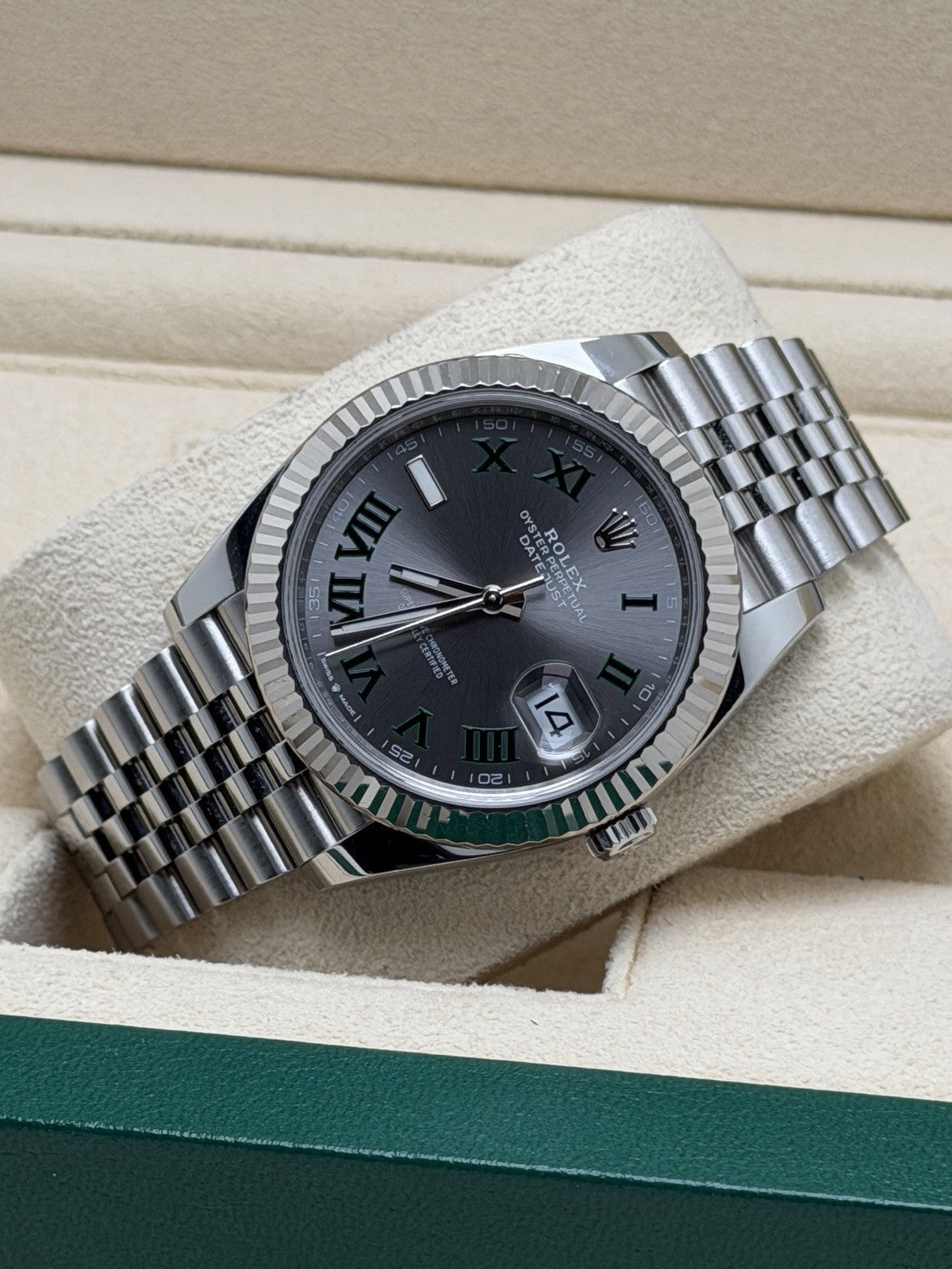 Rolex Datejust 41mm - 126334 Wimbledon - 2024 Full Set - £11,500 On Collection3