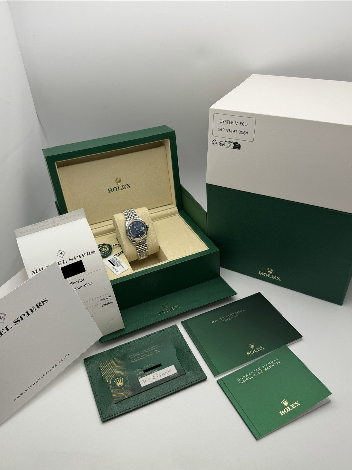 Rolex Datejust 31mm  278274 Blue Roman Numeral Dial  UNWORN BRAND NEW 20257