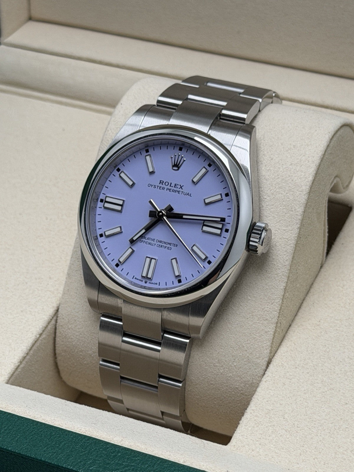 Rolex Oyster Perpetual 41mm - 134200 Lavender - 2025 Full Set - £7995 Collection1