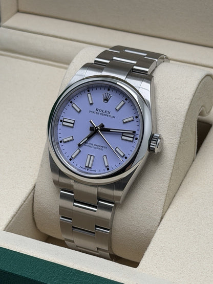 Rolex Oyster Perpetual 41mm - 134200 Lavender - 2025 Full Set - £8500 Collection1