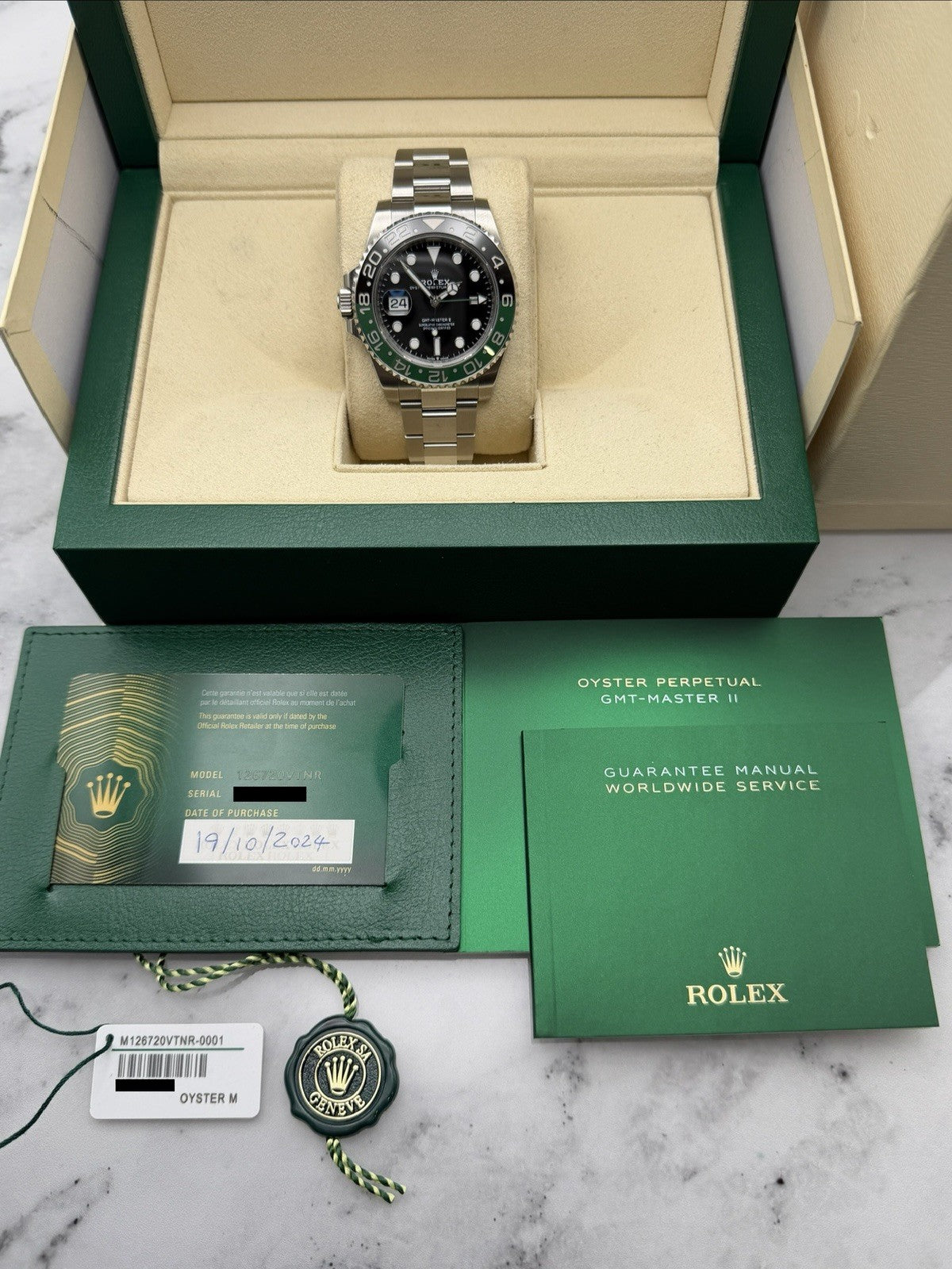 Rolex GMT Master II - 126720VTNR ‘Sprite’ - 2024 - Full Set - £11,750 Collection6