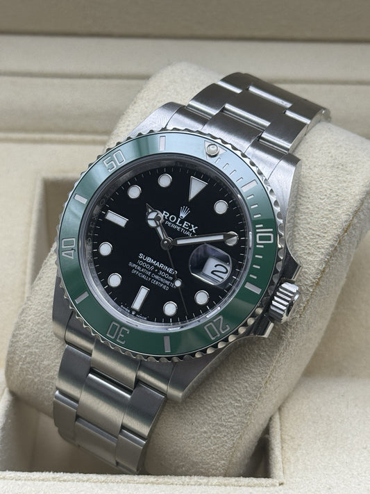 Rolex Submariner Date 126610LV ‘Starbucks’ - Full Set £10,500 Collect0