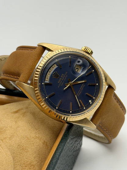 Rolex DayDate 36mm - 1803 - Year 1978 - Boxed - 'Sunburst Blue Dial' £7,7501