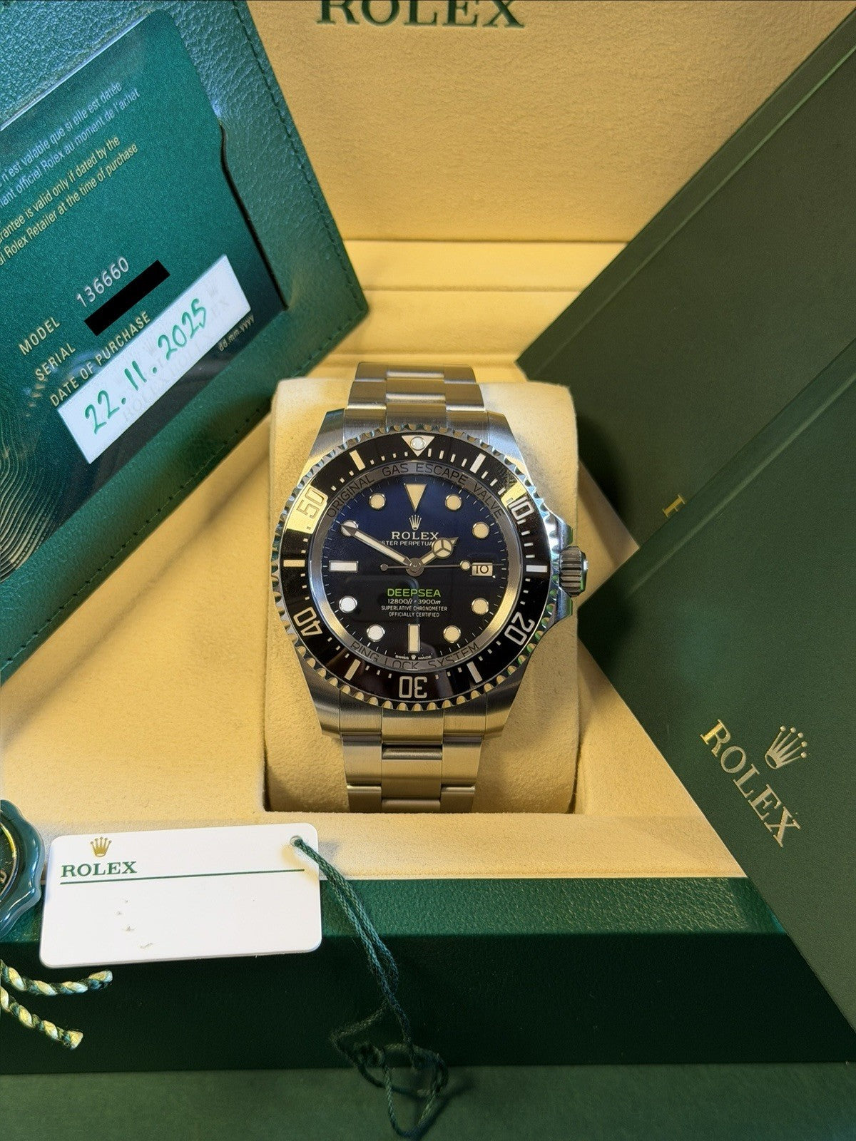Rolex DeepSea - 136660 James Cameron - 2025 Full Complete Set - £12,750 Collect0