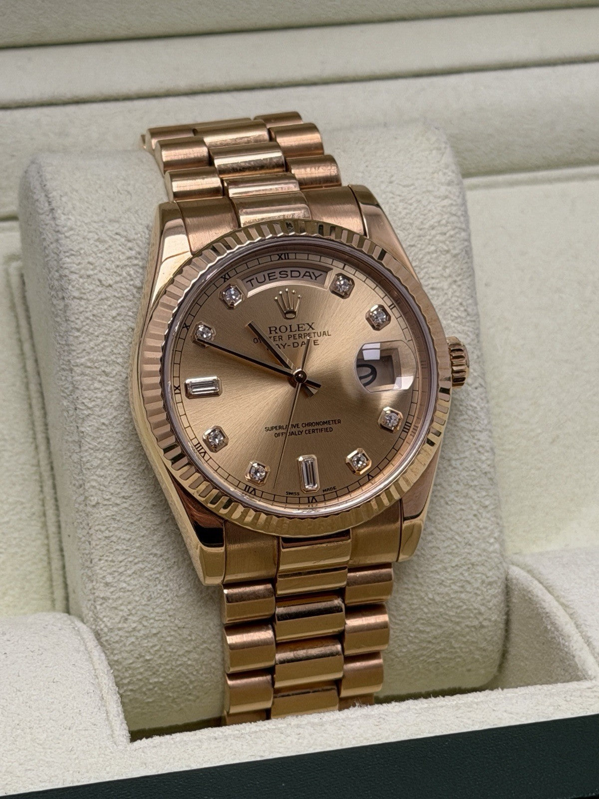 Rolex Day-Date 36mm - 118238 - 2001 - Full Set - £19,500 On Collection3