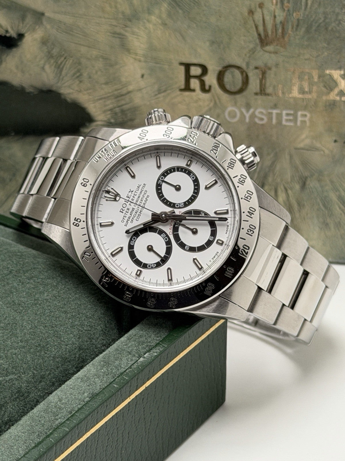 Rolex Daytona Zenith - 16520 White Dial - Box & Accessories - £19,500 Collection2