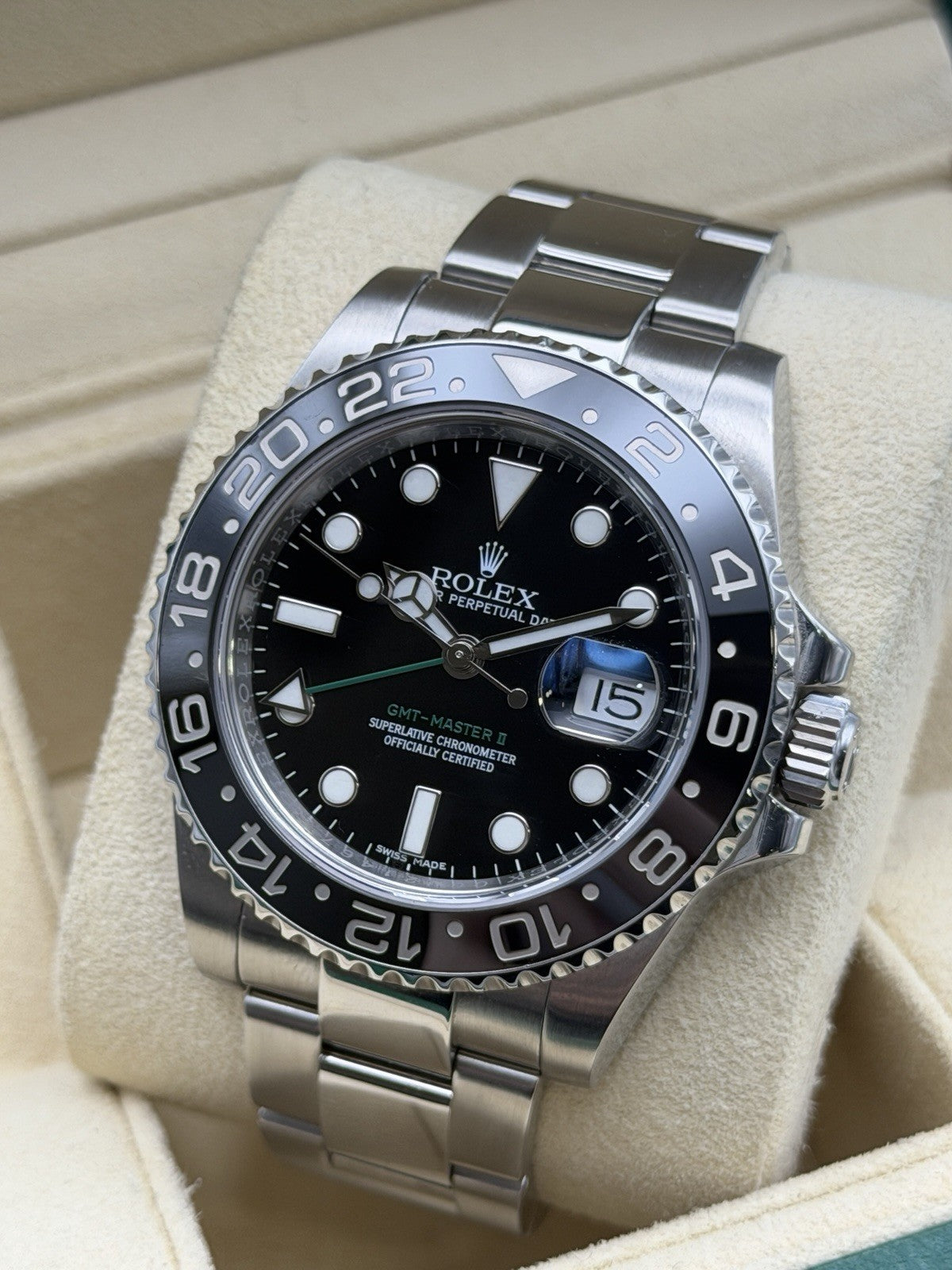Rolex GMT-MASTER II 116710LN - Year 2016 - Full Set - £8995 On Collection0