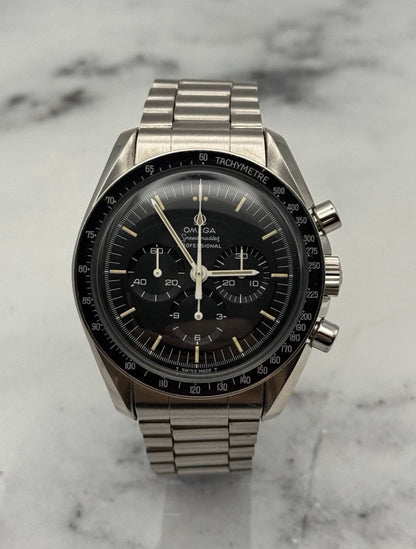 OMEGA SPEEDMASTER - 145.022-69 'STRAIGHT WRITING' CASE BACK - £6495 Collect2