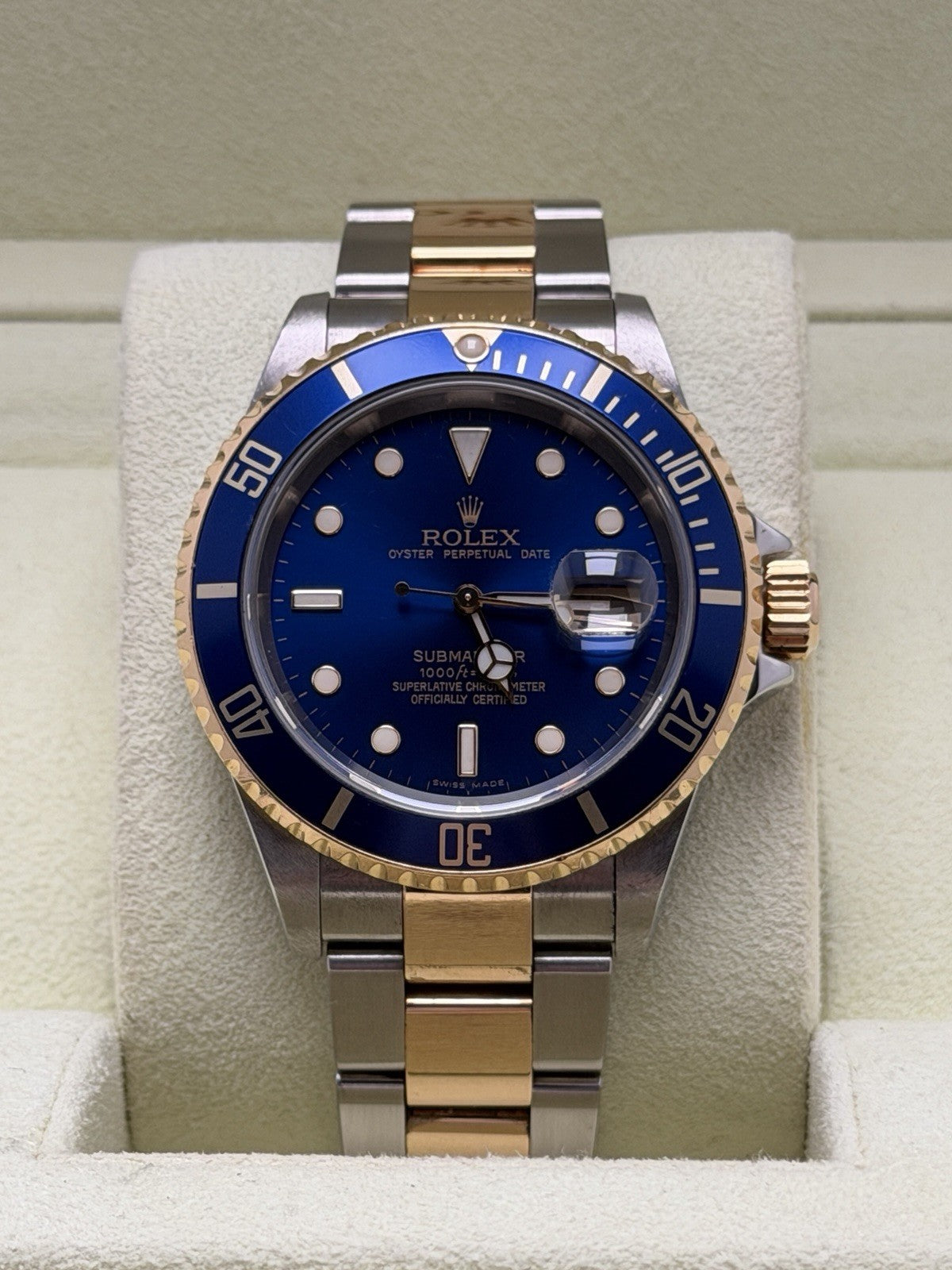 Rolex Submariner Date - 16613 Bluesy - Box & Papers - Year 2008 - £8995 Collect0