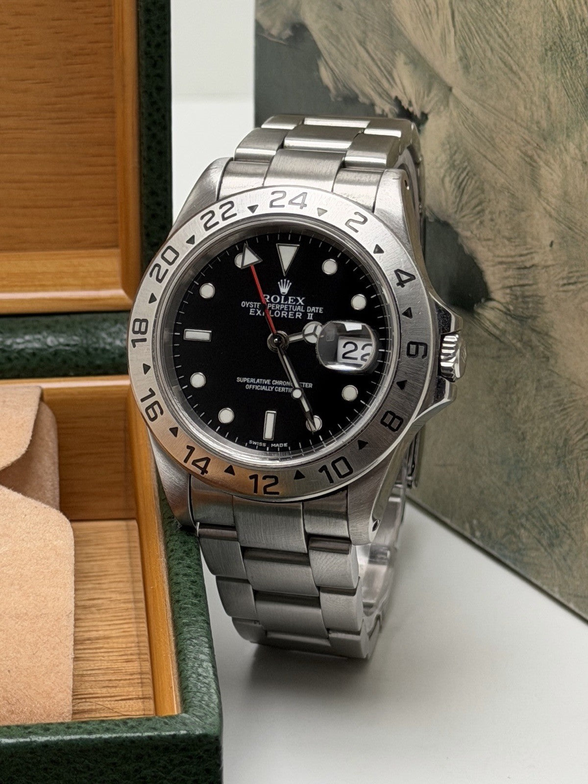 Rolex Explorer II - 16570 Black Dial - 2001 Full Set - £5,995 Collection1