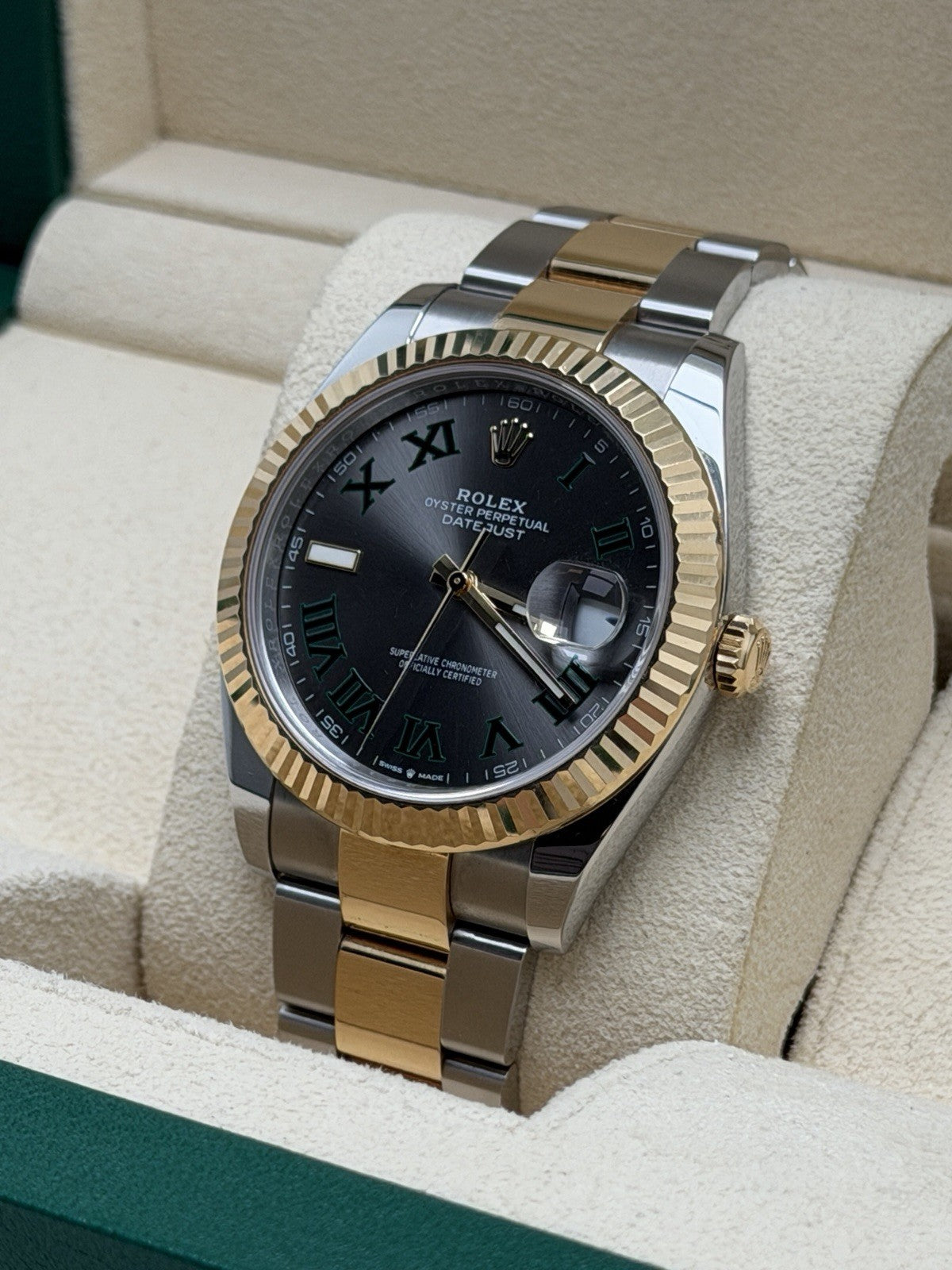 Rolex Datejust 41mm - 126333 Wimbledon - 2024 Full Set - £10,995 On Collection2