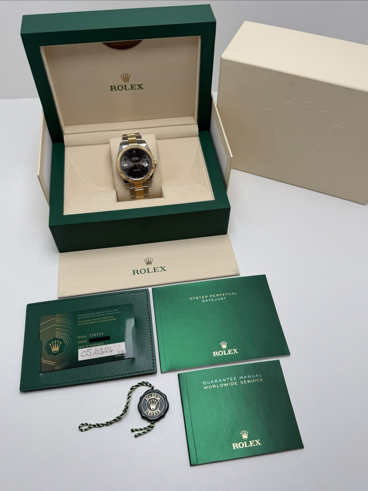 Rolex Datejust 41mm - 126333 Wimbledon - 2024 Full Set - £10,995 On Collection8