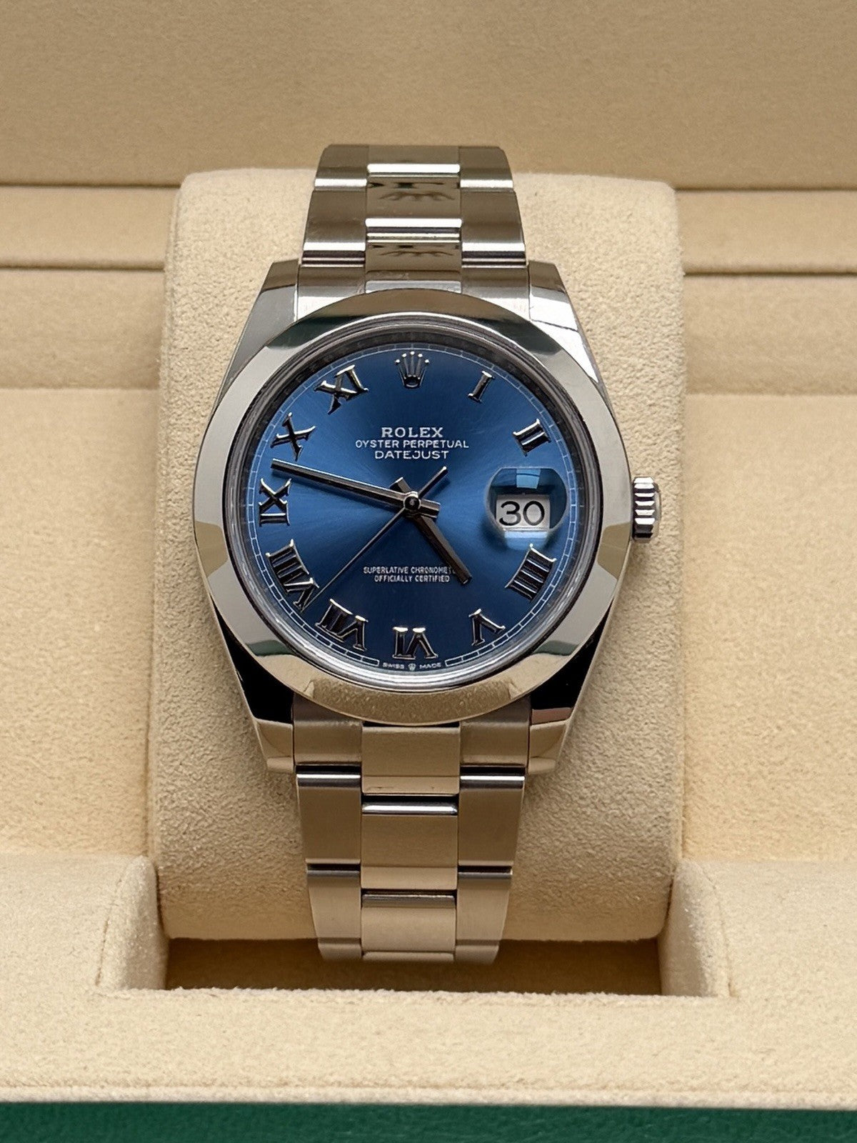 Rolex Datejust 41 - 126300 Azzuro - 2020 Full Set - £7,250 On Collection0