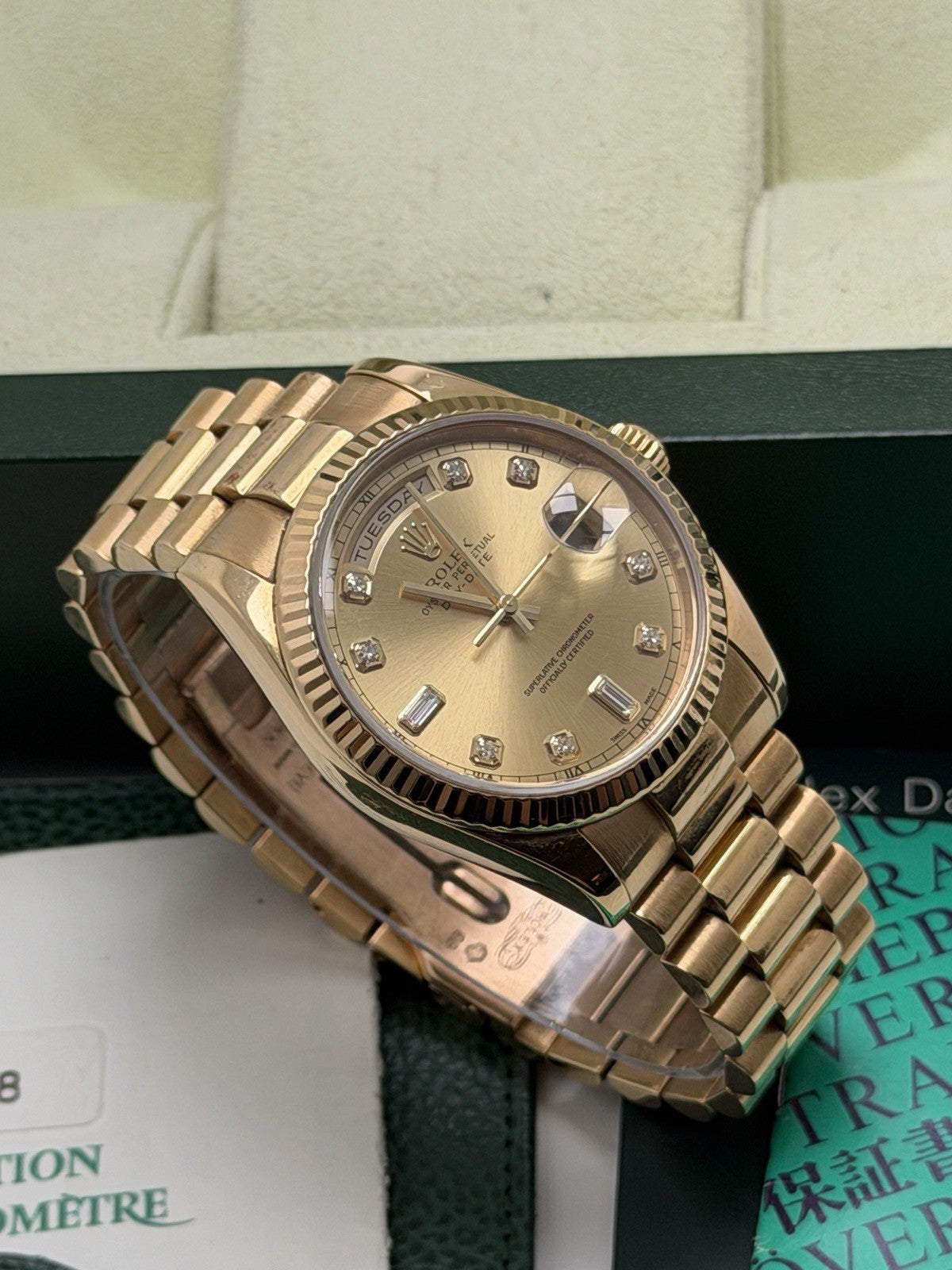 Rolex Day-Date 36mm - 118238 - 2001 - Full Set - £19,500 On Collection0