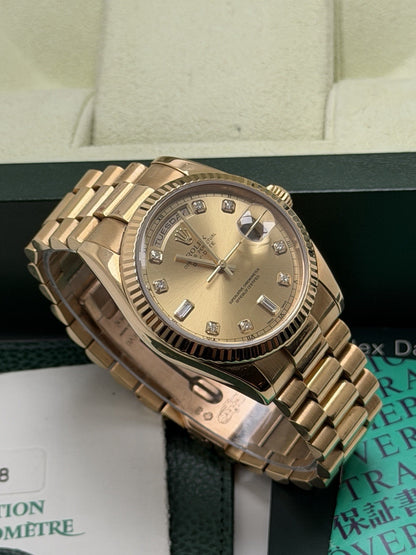 Rolex Day-Date 36mm - 118238 - 2001 - Full Set - £19,500 On Collection0
