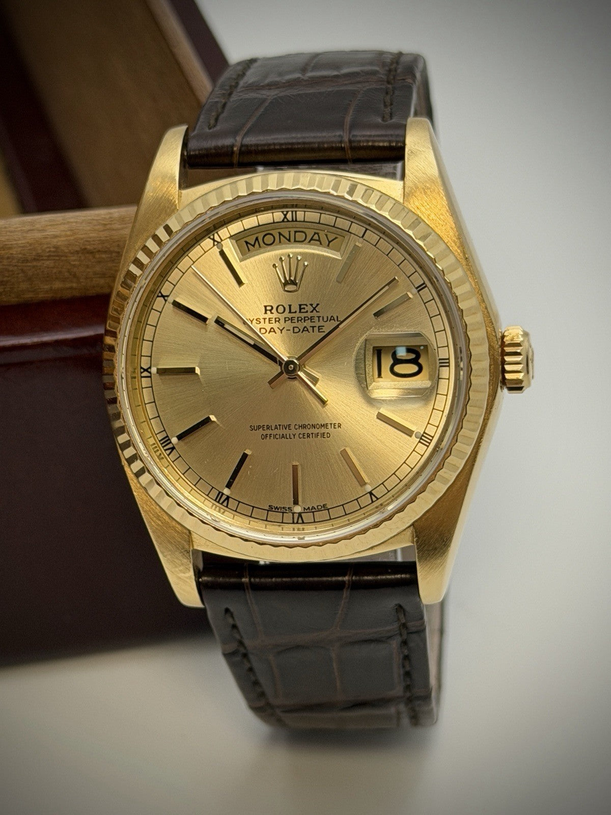 Rolex Day-Date - 18038 - Year 1979 - Champagne Dial - Boxed -£7750 On Collection1