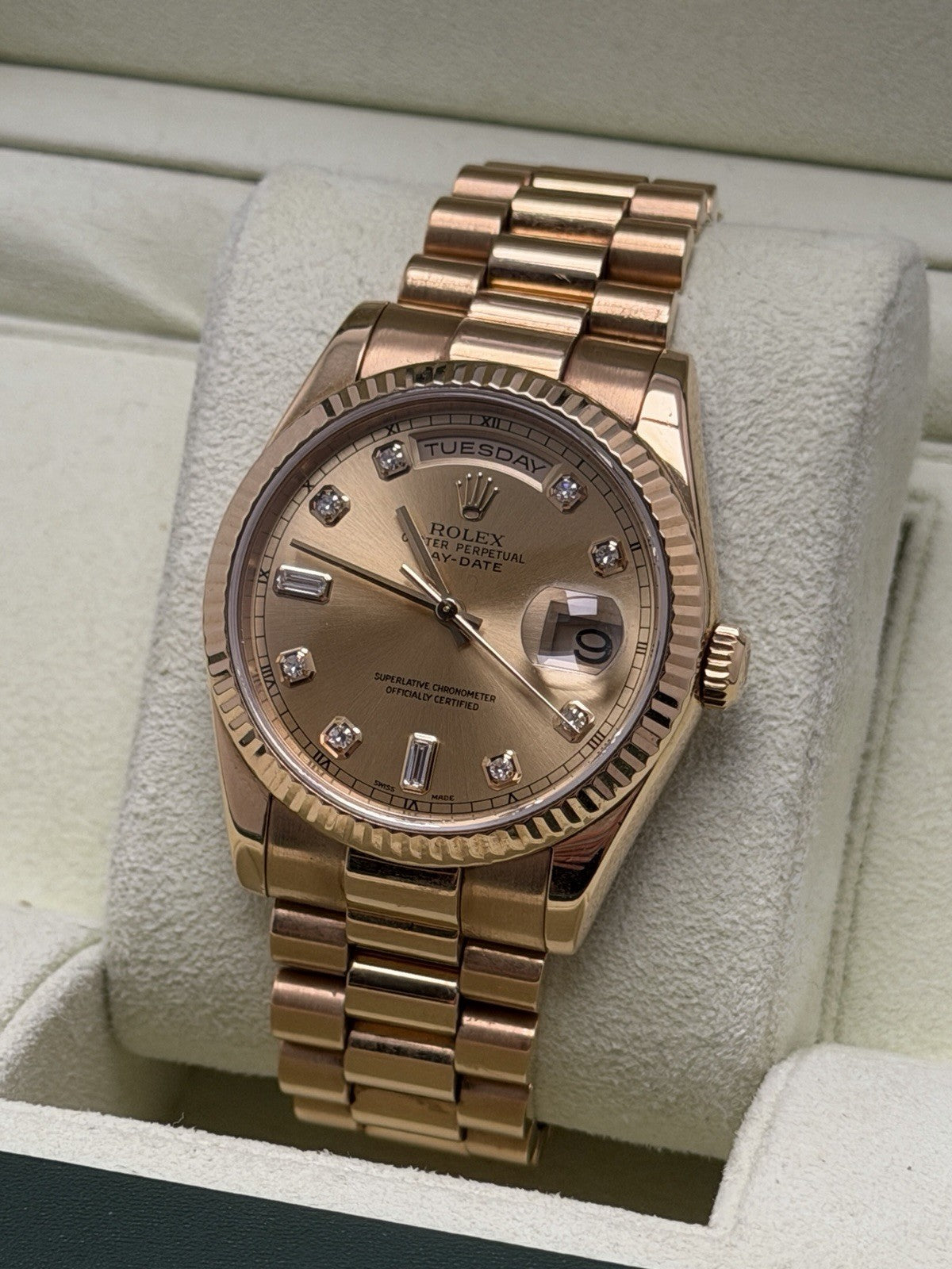 Rolex Day-Date 36mm - 118238 - 2001 - Full Set - £19,500 On Collection4